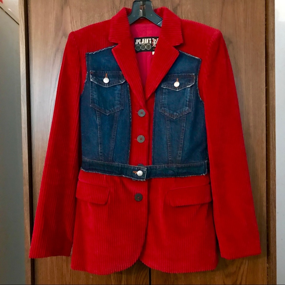 JEAN PAUL GAULTIER JPG NEW TWO TONE BLAZER 8
